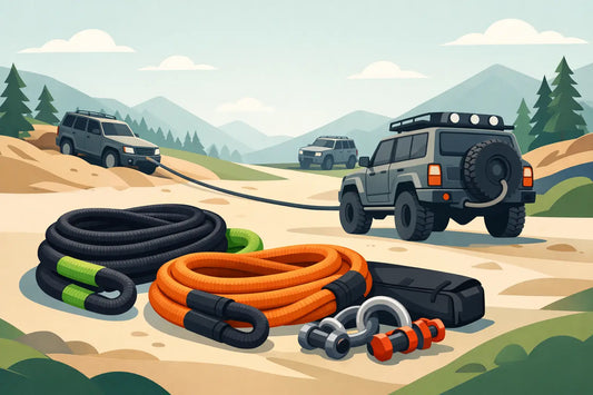 Welk kinetisch recovery touw kiezen voor 4x4?