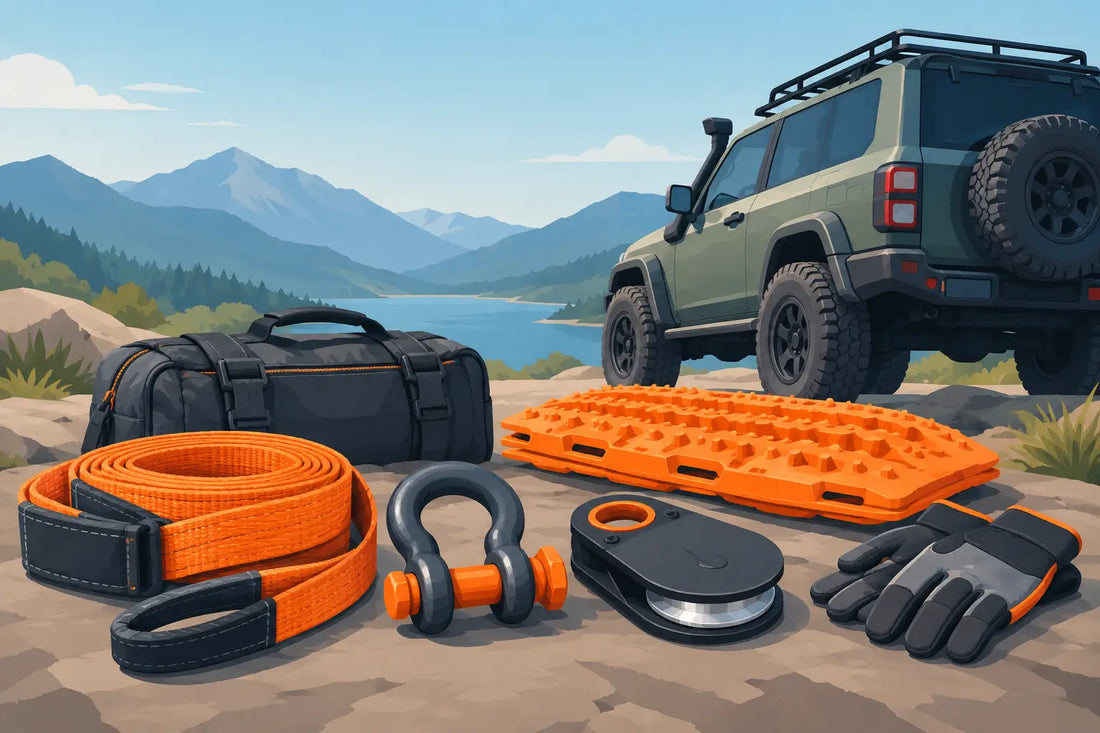 Recovery equipment voor 4x4 zonder zwakke schakels