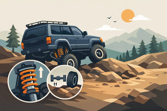 Offroad vering kiezen voor grip en bodemvrijheid