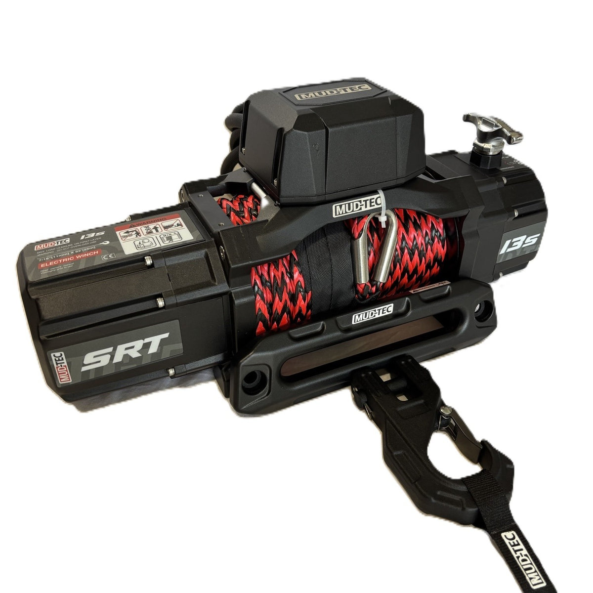 MUDTEC SRT 13S Winch, 7.2HP, 6123 kg, Synthetic Rope