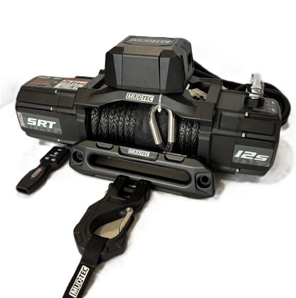 MUDTEC SRT 12S Winch, 7.0HP, 5443 kg, Synthetic Rope