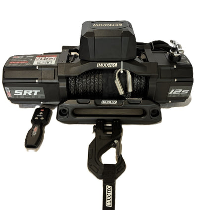 MUDTEC SRT 12S Winch, 7.0HP, 5443 kg, Synthetic Rope