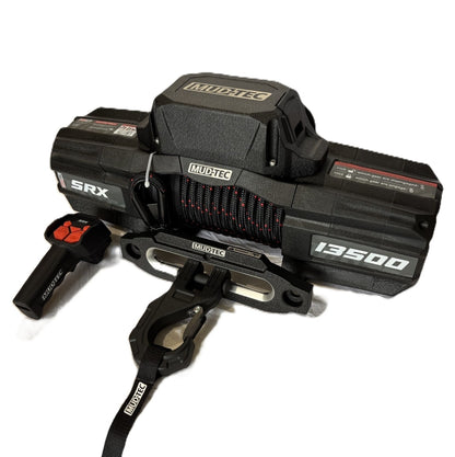 MUDTEC SRX13500 Winch, 6123 kg, 7.2HP, 12V, Wireless Clutch